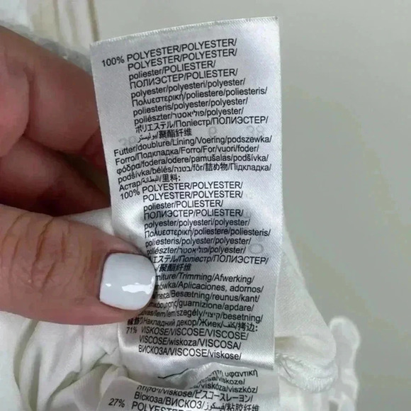 Luisa Cerano White Floral Eyelet Lace Sleeveless Sheath Dress - Picture 10 of 10